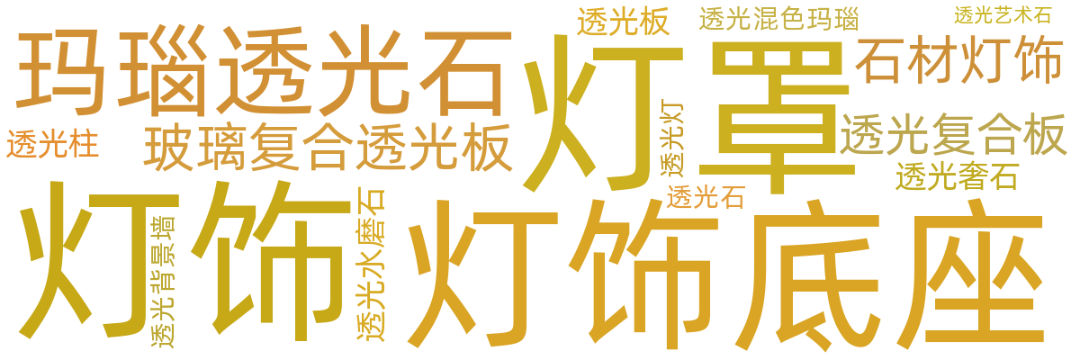灯饰/透光石