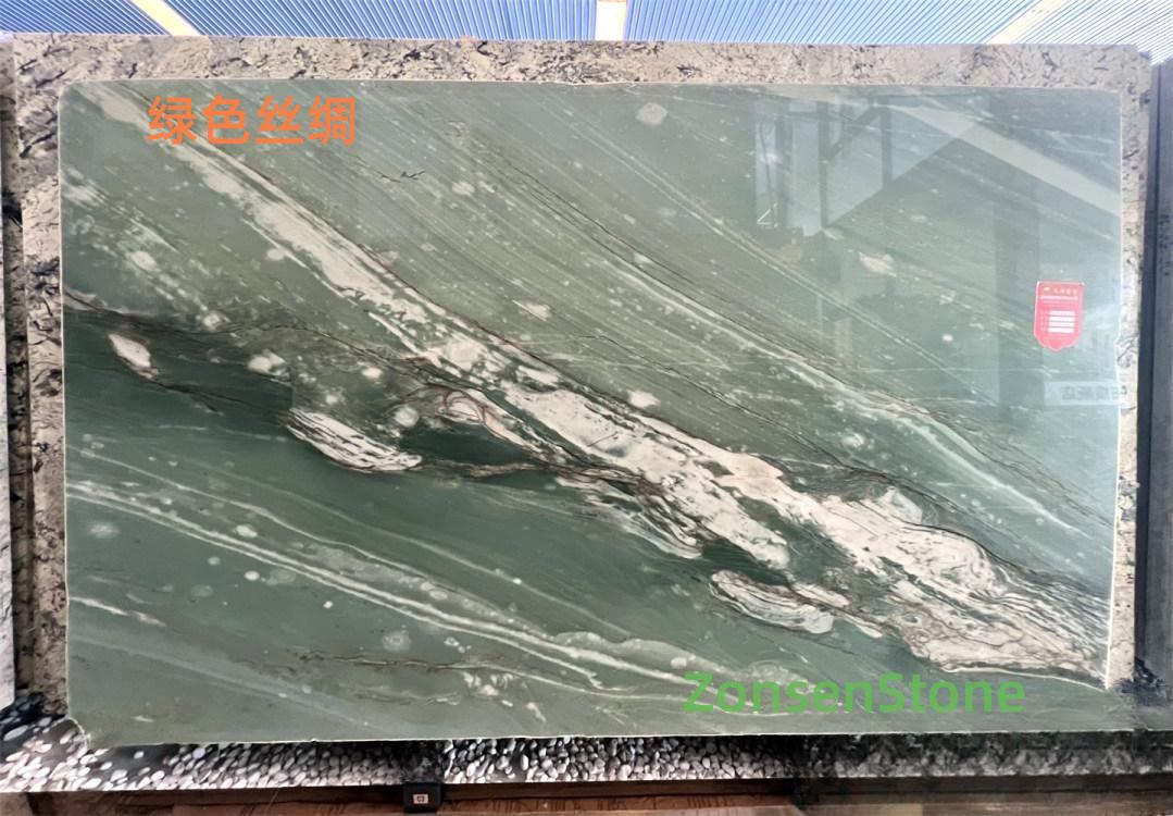 绿色丝绸