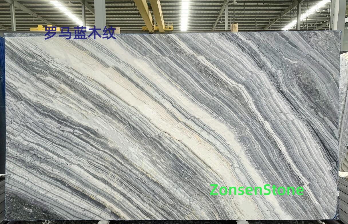 罗马蓝木纹