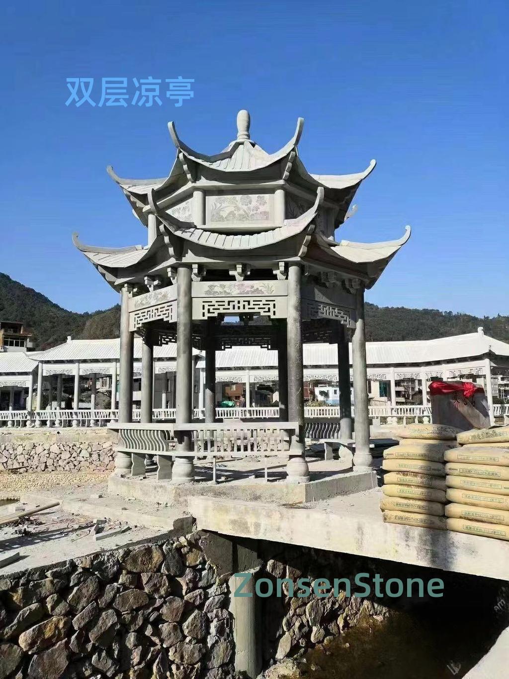 双层凉亭