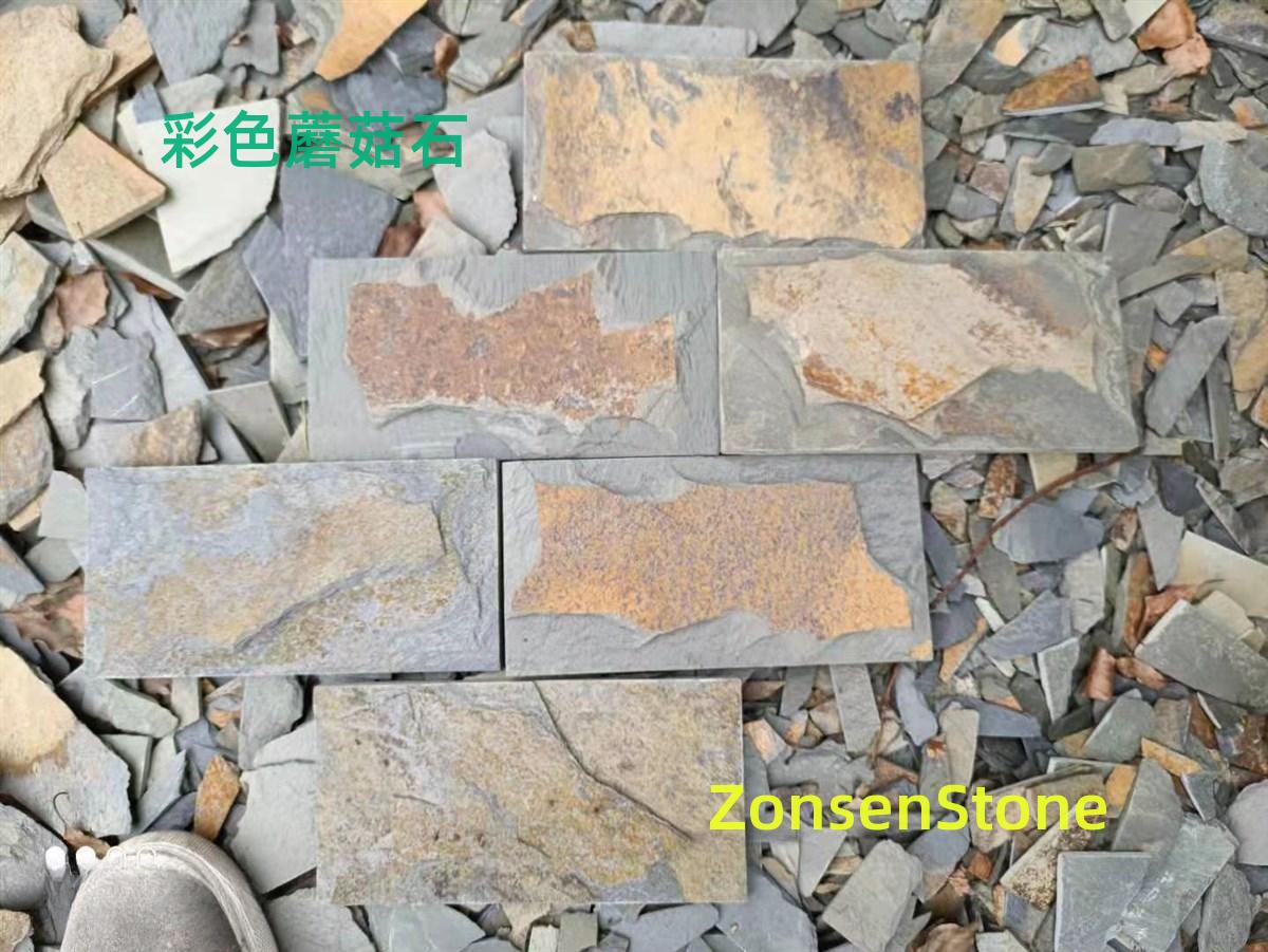 彩色蘑菇石