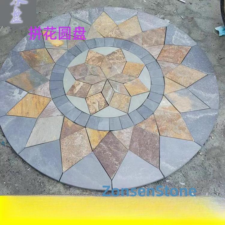 拼花圆盘