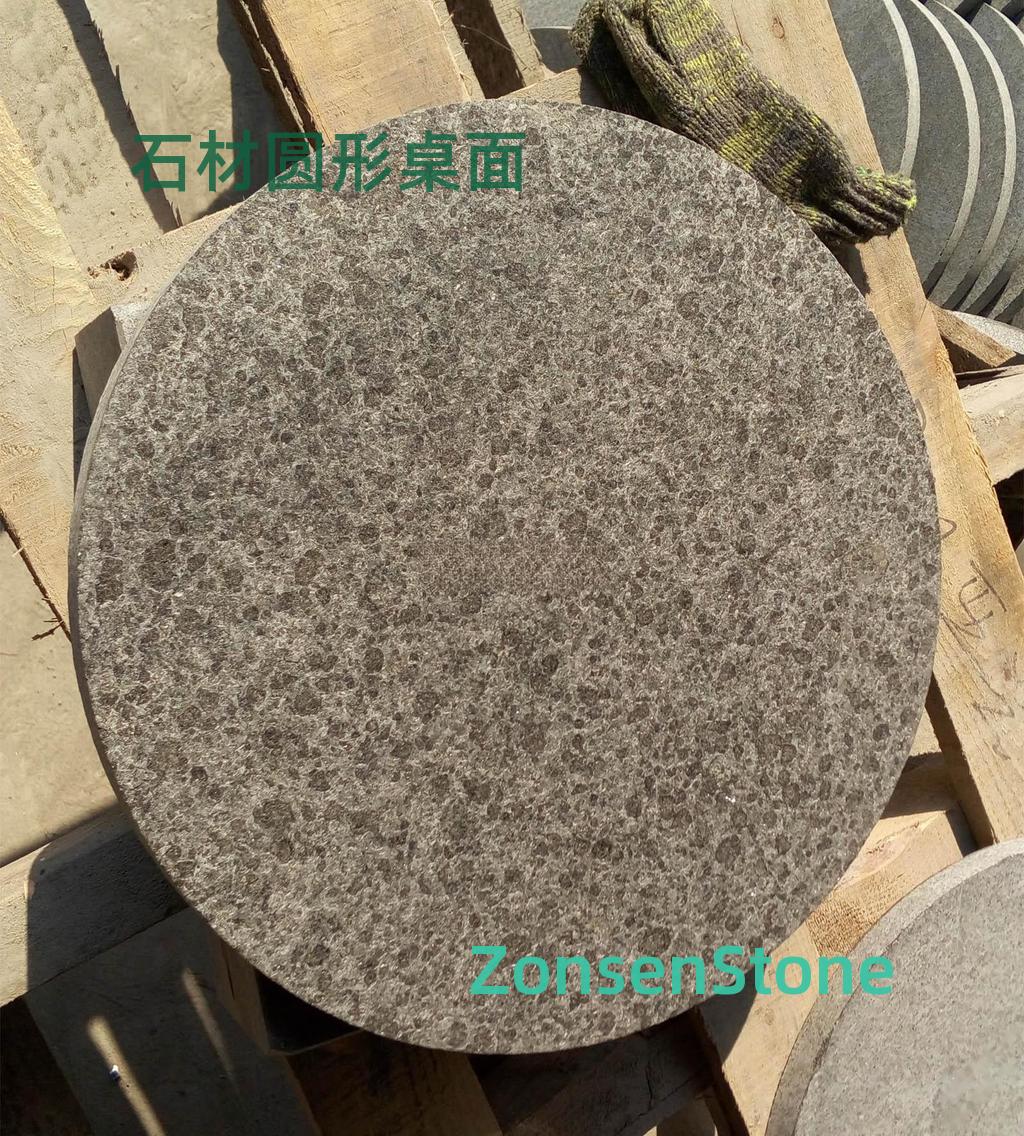 石材圆形桌面