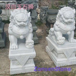 汉白玉石狮
