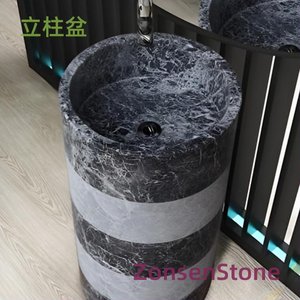 立柱盆