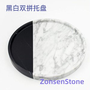 黑白双拼托盘
